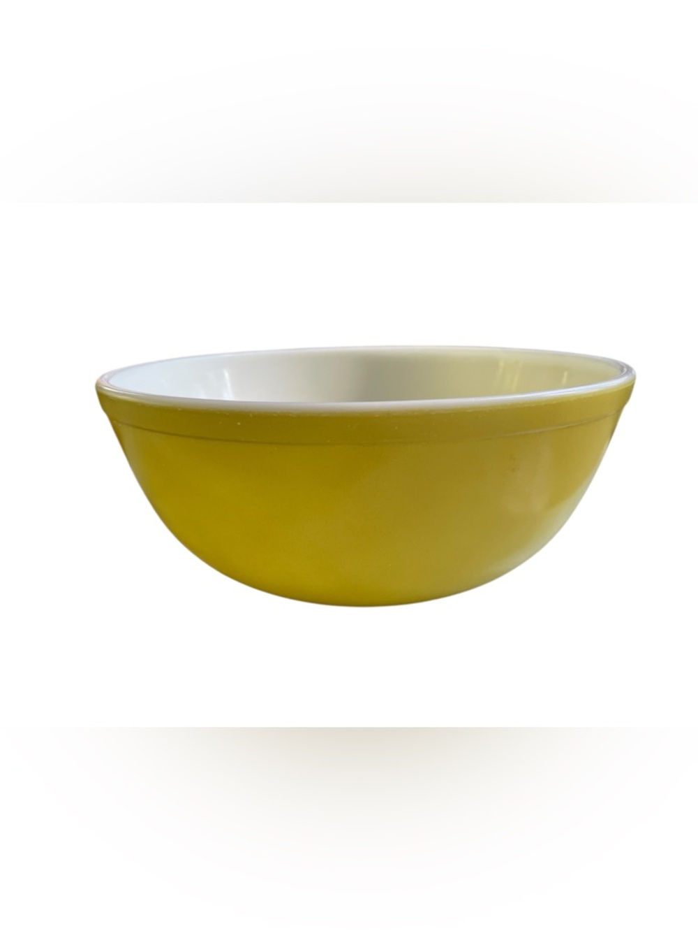 Vintage PYREX yellow bowl #404, primary colors nesting bowl 4 Qt